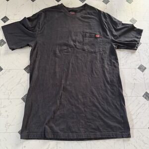 Wrangler Workwear Pocket T Shirt LT Large Tall Faded Black Heavyweight Cotton